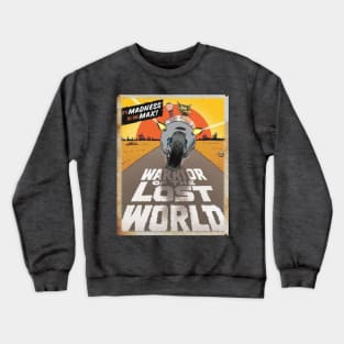 Mystery Science Rusty Barn Sign - Warrior of the Lost World Crewneck Sweatshirt